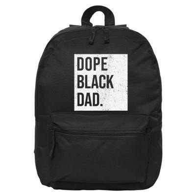 Dope Black Dad 16 in Basic Backpack