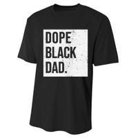 Dope Black Dad Performance Sprint T-Shirt