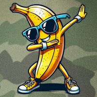 Dab Banana Dancing Dabbing Banana Fruit Meme Legacy Tie Dye Trucker Hat