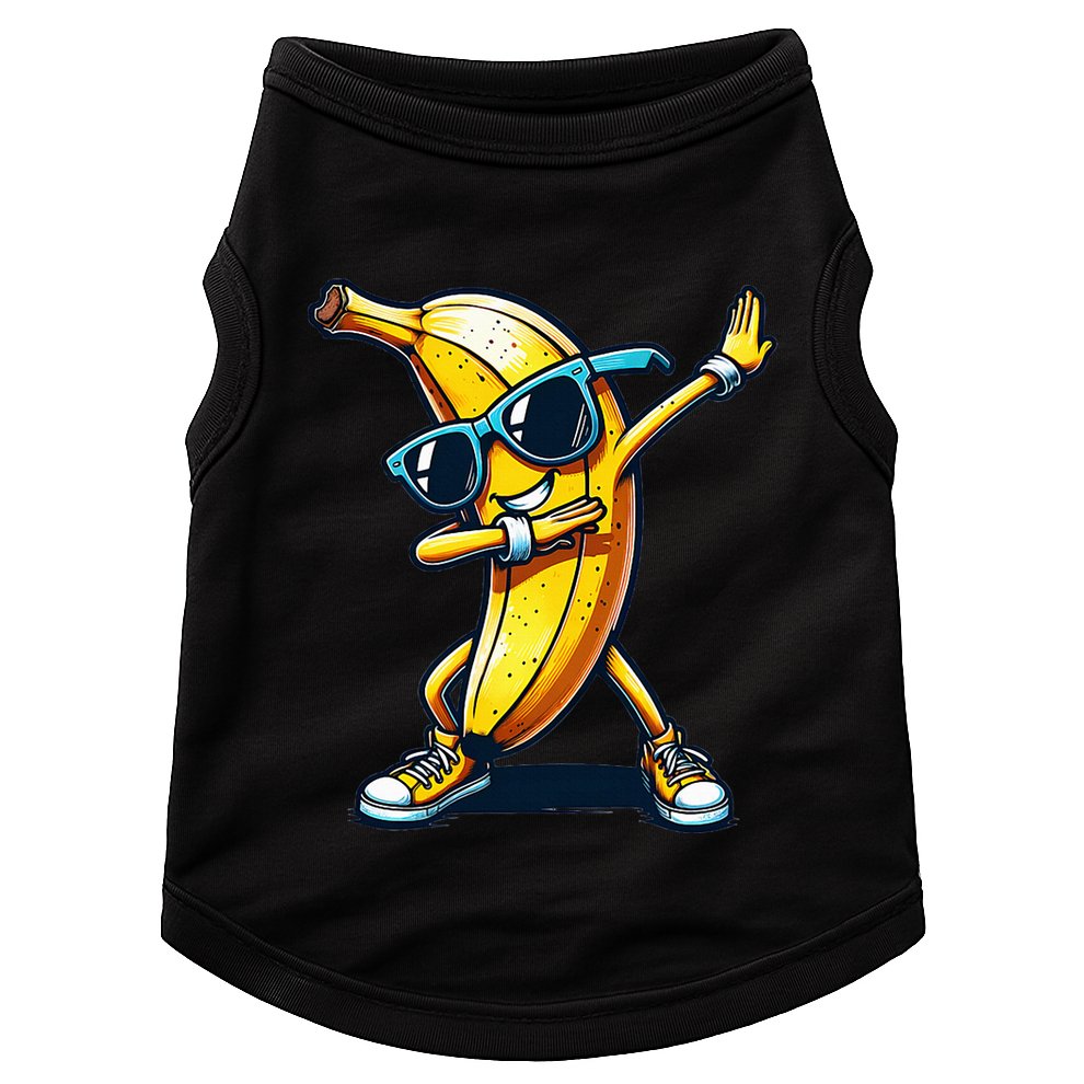 Dab Banana Dancing Dabbing Banana Fruit Meme Doggie Tank