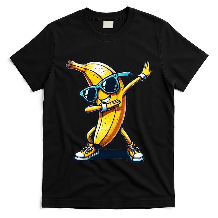 Dab Banana Dancing Dabbing Banana Fruit Meme T-Shirt