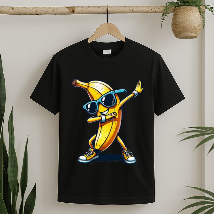 Dab Banana Dancing Dabbing Banana Fruit Meme T-Shirt