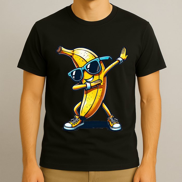 Dab Banana Dancing Dabbing Banana Fruit Meme T-Shirt