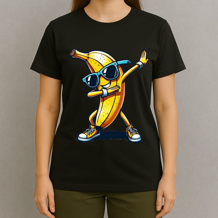 Dab Banana Dancing Dabbing Banana Fruit Meme T-Shirt