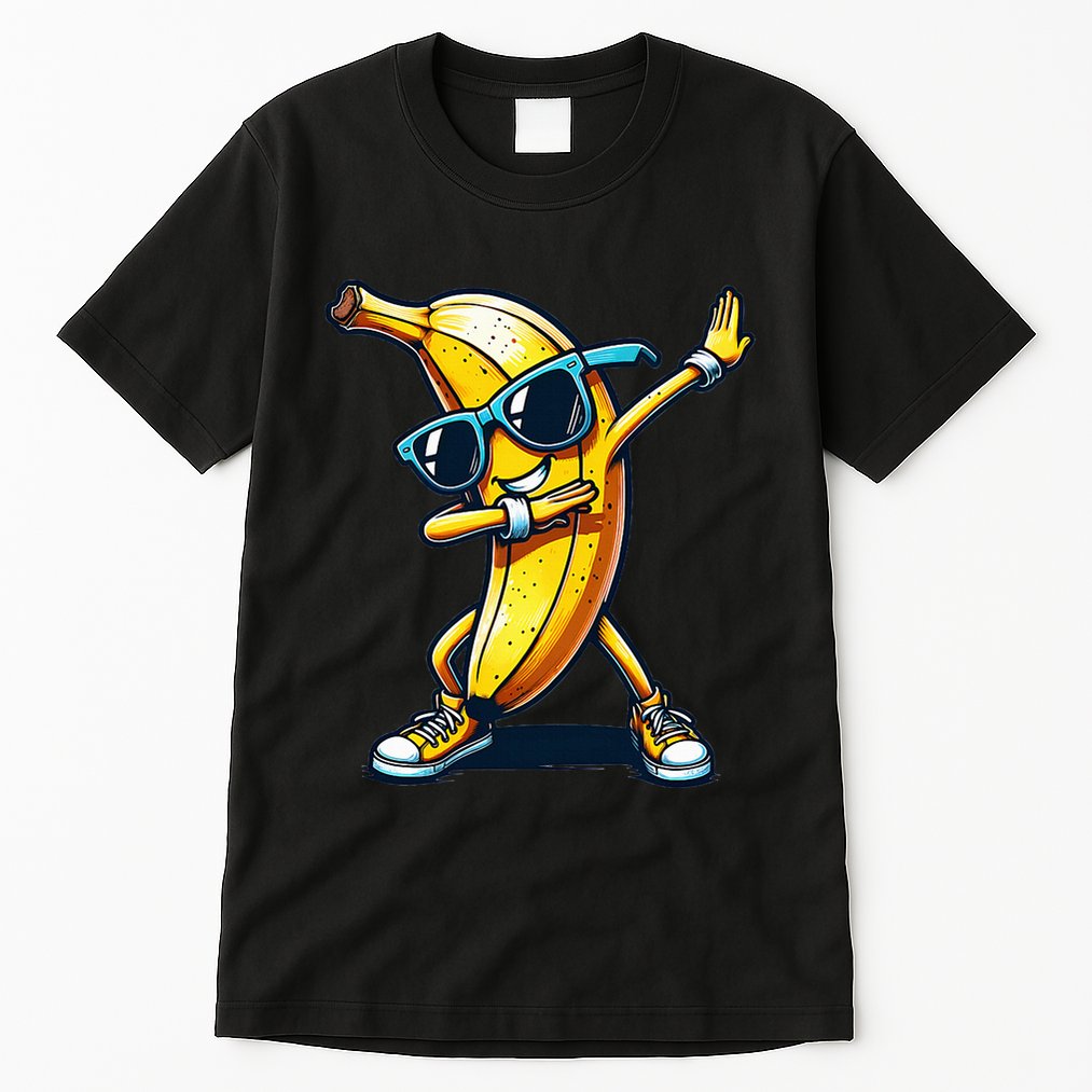 Dab Banana Dancing Dabbing Banana Fruit Meme Tall T-Shirt
