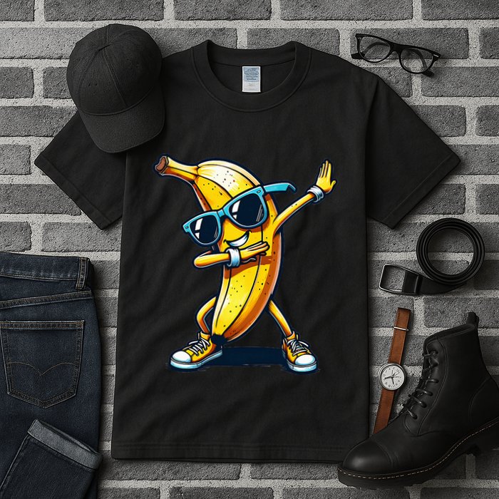 Dab Banana Dancing Dabbing Banana Fruit Meme Tall T-Shirt