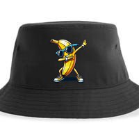 Dab Banana Dancing Dabbing Banana Fruit Meme Sustainable Bucket Hat