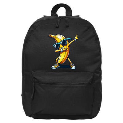 Dab Banana Dancing Dabbing Banana Fruit Meme 16 in Basic Backpack