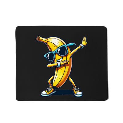 Dab Banana Dancing Dabbing Banana Fruit Meme Mousepad