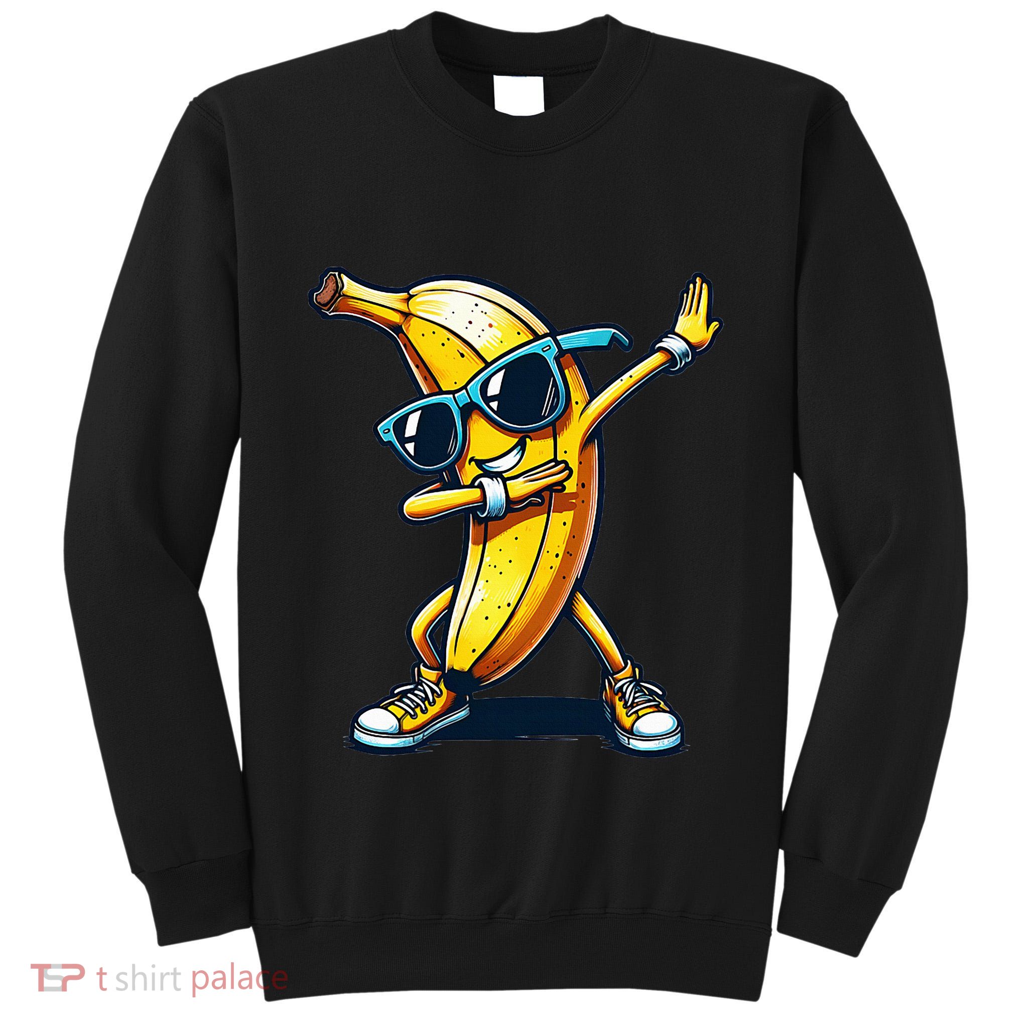 Dab Banana Dancing Dabbing Banana Fruit Meme Tall Sweatshirt