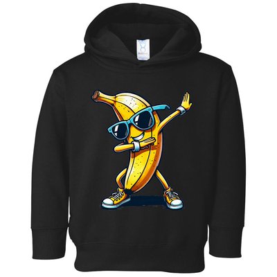Dab Banana Dancing Dabbing Banana Fruit Meme Toddler Hoodie