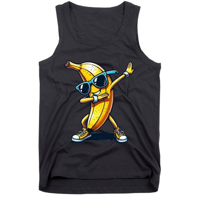 Dab Banana Dancing Dabbing Banana Fruit Meme Tank Top