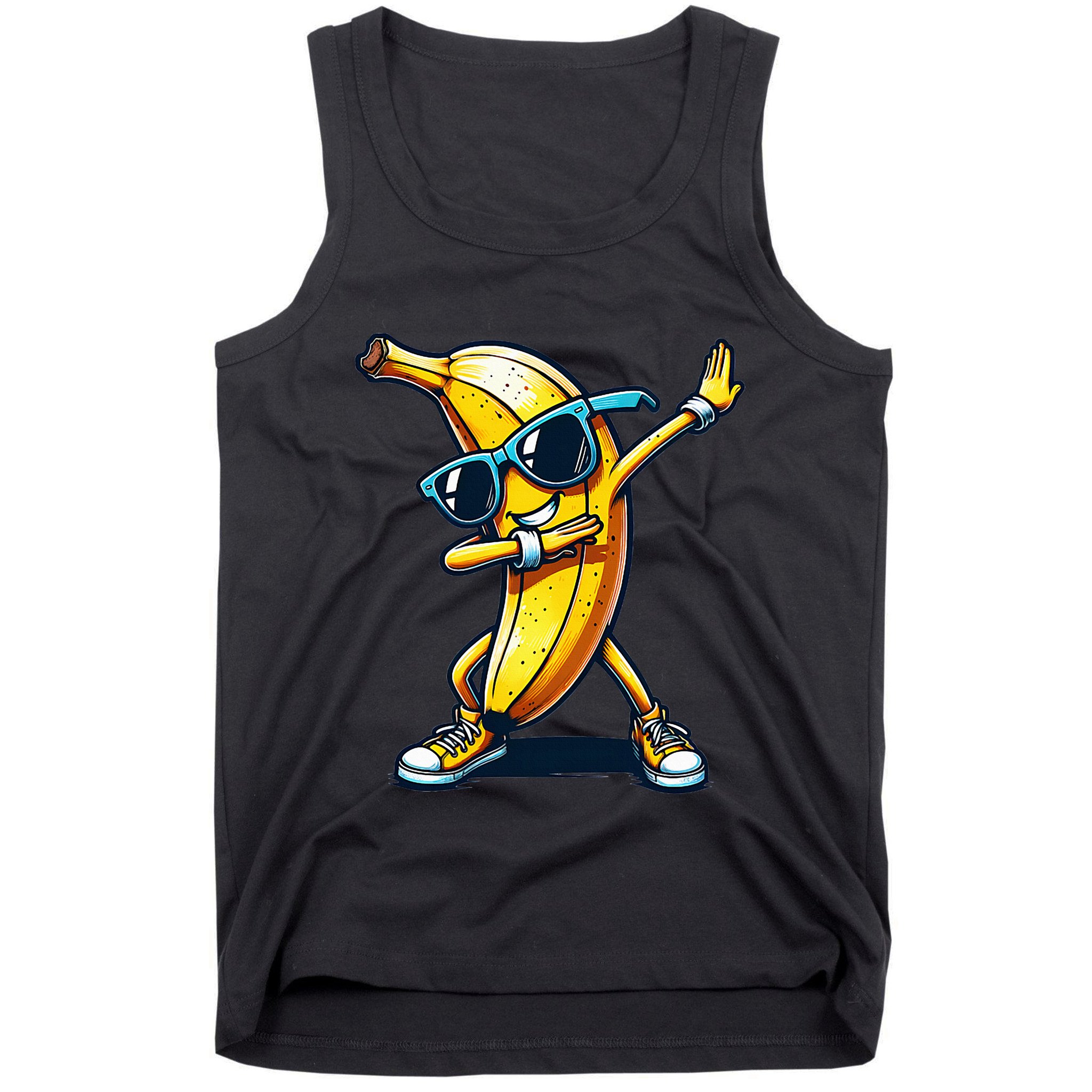 Dab Banana Dancing Dabbing Banana Fruit Meme Tank Top