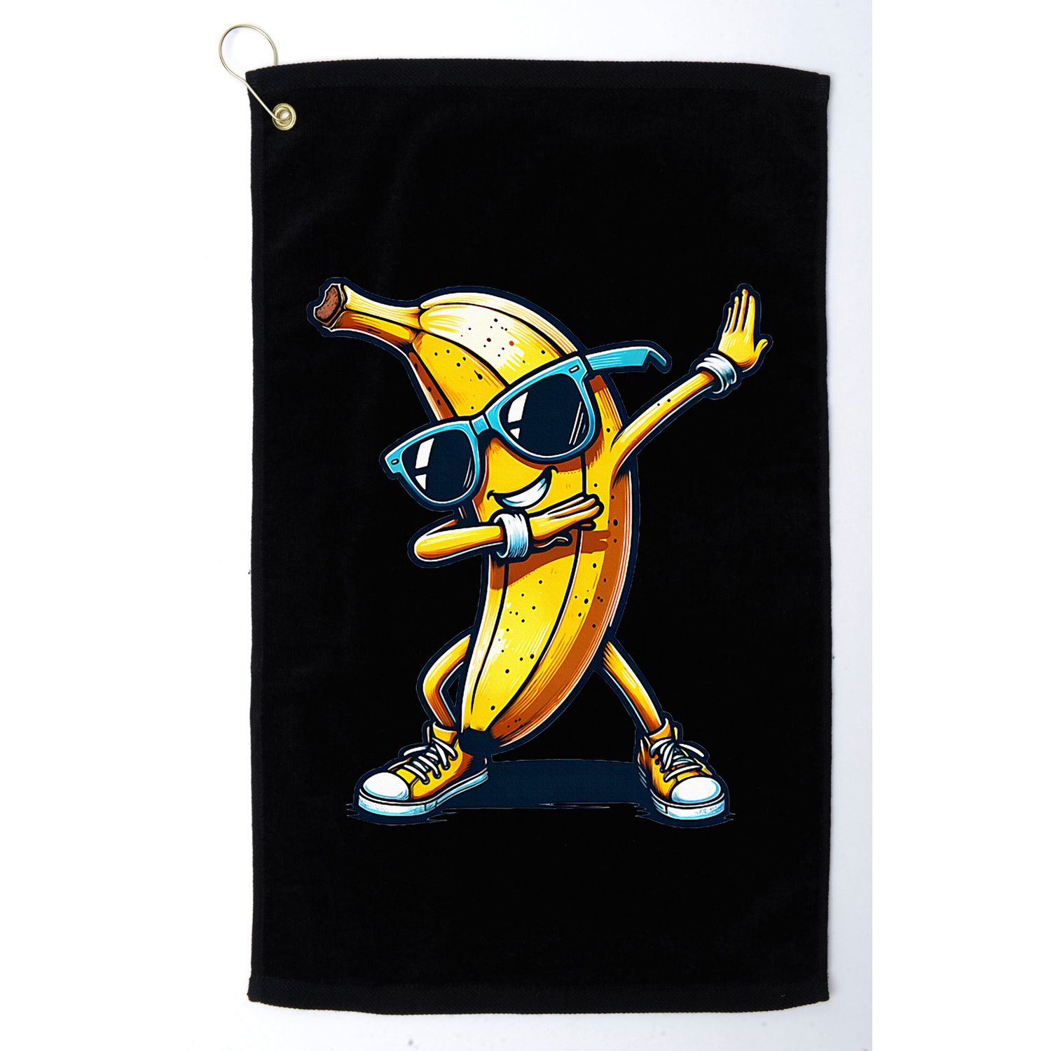 Dab Banana Dancing Dabbing Banana Fruit Meme Golf Towel
