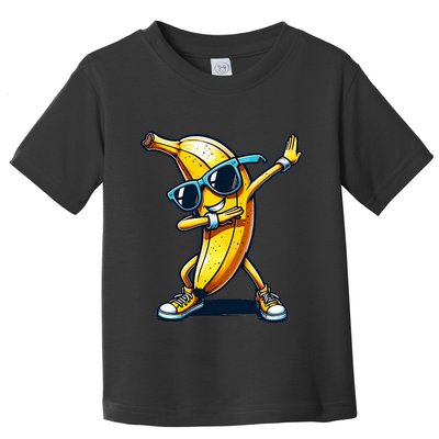 Dab Banana Dancing Dabbing Banana Fruit Meme Toddler T-Shirt