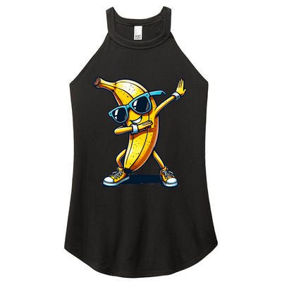 Dab Banana Dancing Dabbing Banana Fruit Meme Women's Perfect Tri Rocker Tank