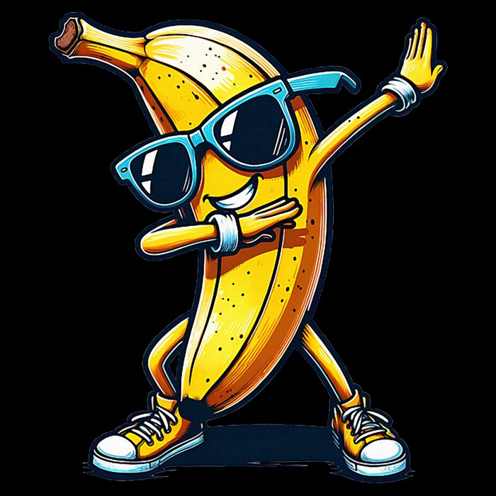 Dab Banana Dancing Dabbing Banana Fruit Meme Wool Snapback Cap