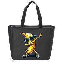 Dab Banana Dancing Dabbing Banana Fruit Meme Zip Tote Bag