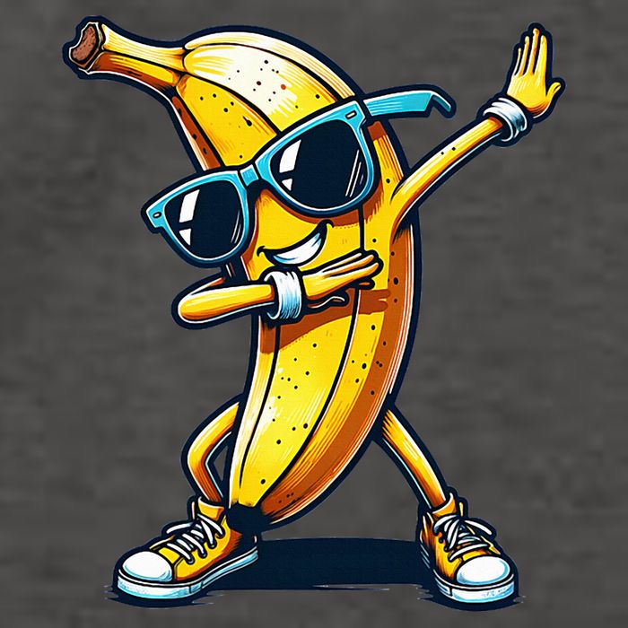 Dab Banana Dancing Dabbing Banana Fruit Meme Vector Backpack