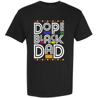 Dope Black Dad Black History Month Juneteenth 1865 Garment-Dyed Heavyweight T-Shirt