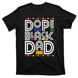 Dope Black Dad Black History Month Juneteenth 1865 T-Shirt