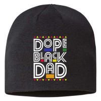 Dope Black Dad Black History Month Juneteenth 1865 Sustainable Beanie