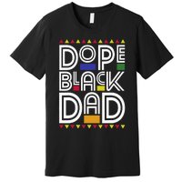 Dope Black Dad Black History Month Juneteenth 1865 Premium T-Shirt