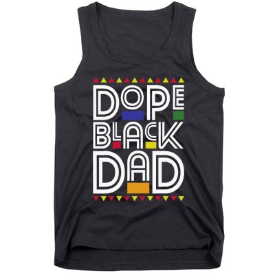 Dope Black Dad Black History Month Juneteenth 1865 Tank Top