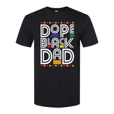 Dope Black Dad Black History Month Juneteenth 1865 Softstyle CVC T-Shirt