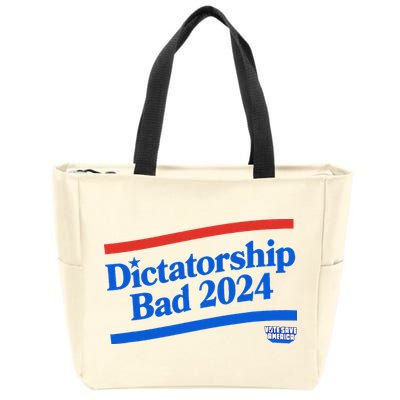 Dictatorship Bad Zip Tote Bag