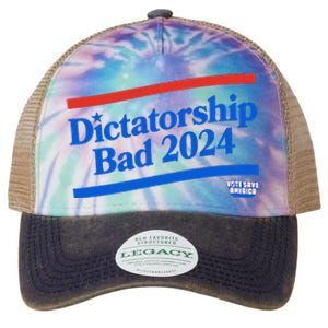 Dictatorship Bad Legacy Tie Dye Trucker Hat