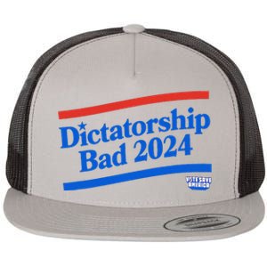 Dictatorship Bad Flat Bill Trucker Hat