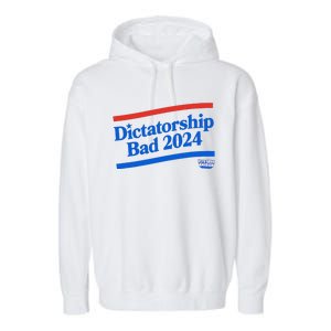 Dictatorship Bad Garment-Dyed Fleece Hoodie