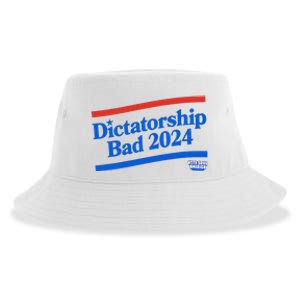 Dictatorship Bad Sustainable Bucket Hat