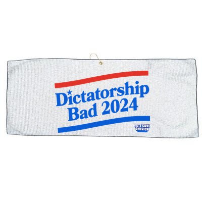 Dictatorship Bad Large Microfiber Waffle Golf Towel