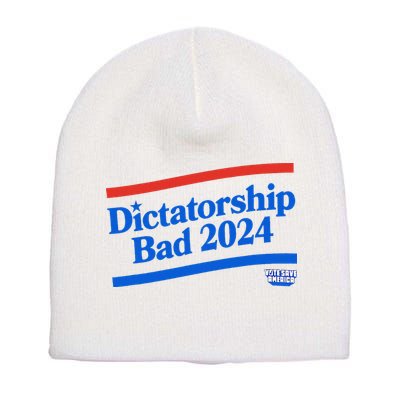 Dictatorship Bad Short Acrylic Beanie