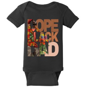 Dope Black Dad Juneteenth Black History Month Pride Fathers Baby Bodysuit