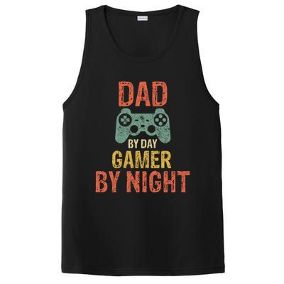 Dad By Day Gamer By Nighmeaningful Gift Funny Video Gamer Dad Gift PosiCharge Competitor Tank