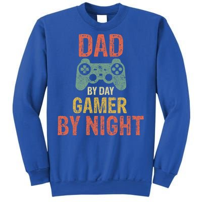 Dad By Day Gamer By Nighmeaningful Gift Funny Video Gamer Dad Gift Sweatshirt