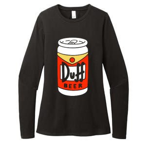 Duff Beer Womens CVC Long Sleeve Shirt