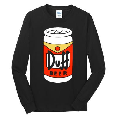 Duff Beer Tall Long Sleeve T-Shirt