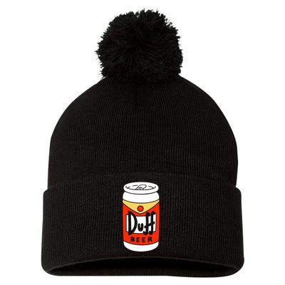 Duff Beer Pom Pom 12in Knit Beanie