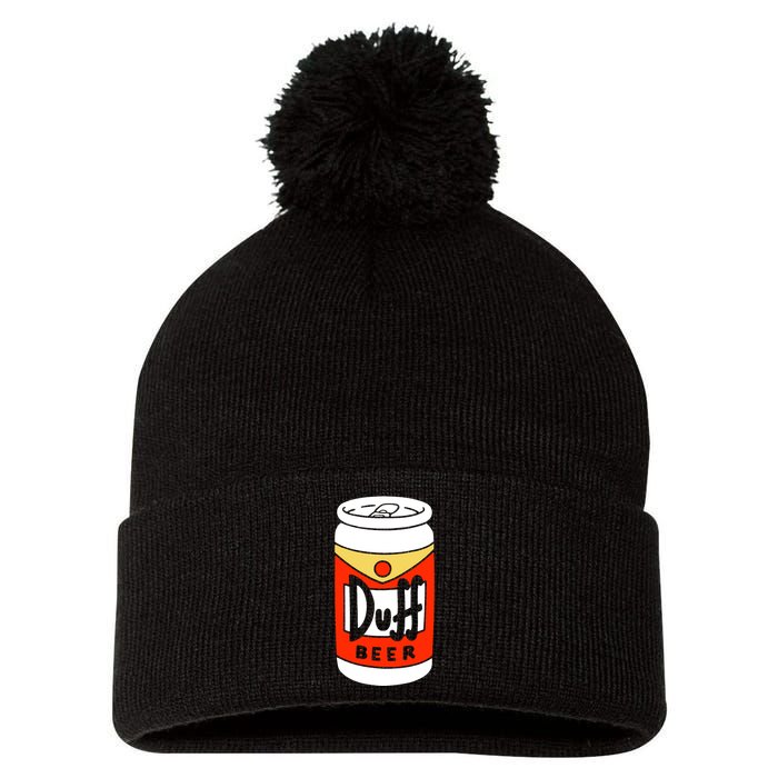 Duff Beer Pom Pom 12in Knit Beanie