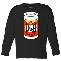 Duff Beer Toddler Long Sleeve Shirt