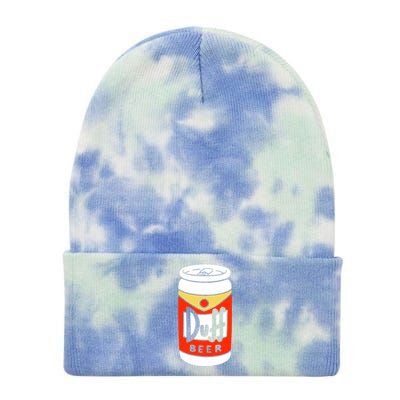 Duff Beer Tie Dye 12in Knit Beanie