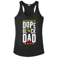 Dope Black Dad Black History Melanin Black Pride Ladies PosiCharge Competitor Racerback Tank