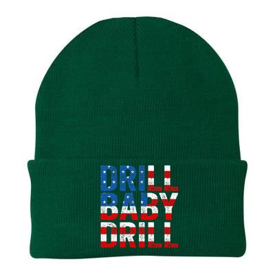 Drill Baby Drill Trump 2024 Knit Cap Winter Beanie