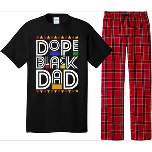 Dope Black Dad Black History Month Juneteenth 1865 Pajama Set