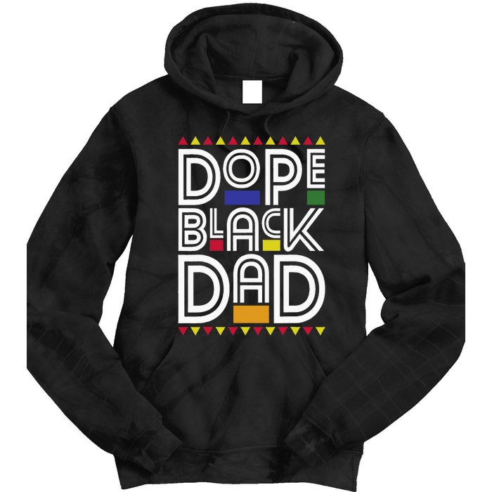 Dope Black Dad Black History Month Juneteenth 1865 Tie Dye Hoodie