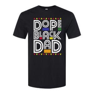 Dope Black Dad Black History Month Juneteenth 1865 Softstyle CVC T-Shirt